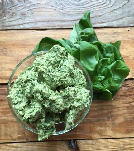 kale and basil pesto